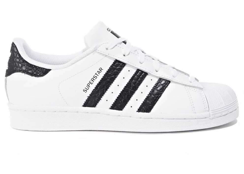 Tenis adidas Superstar J White