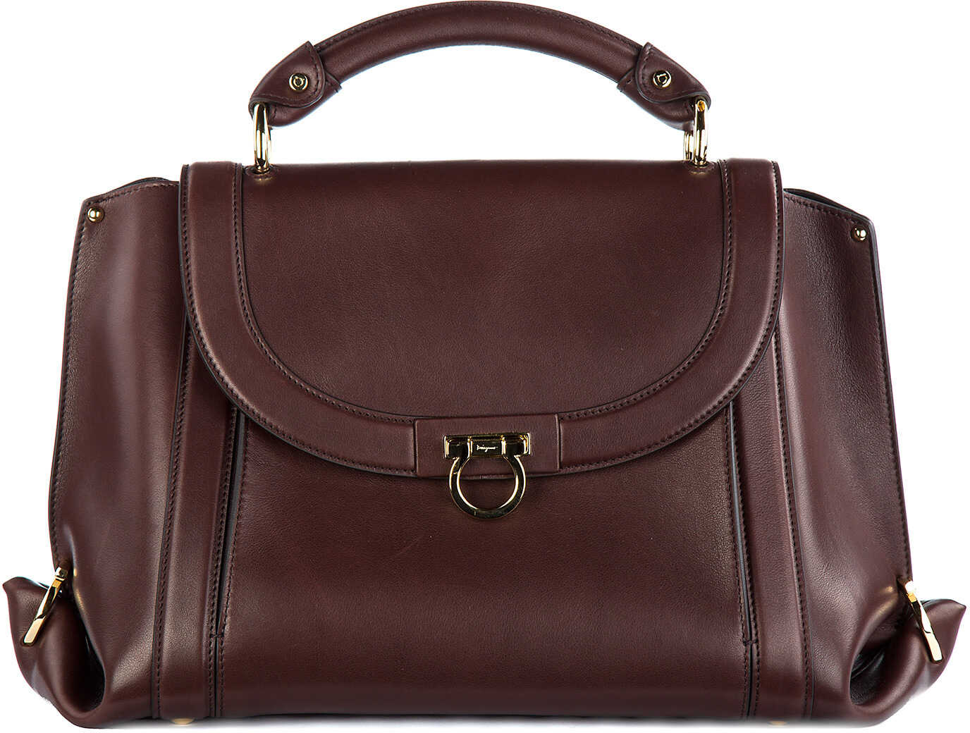 Geanta femei Salvatore Ferragamo Soft Sofia Brown