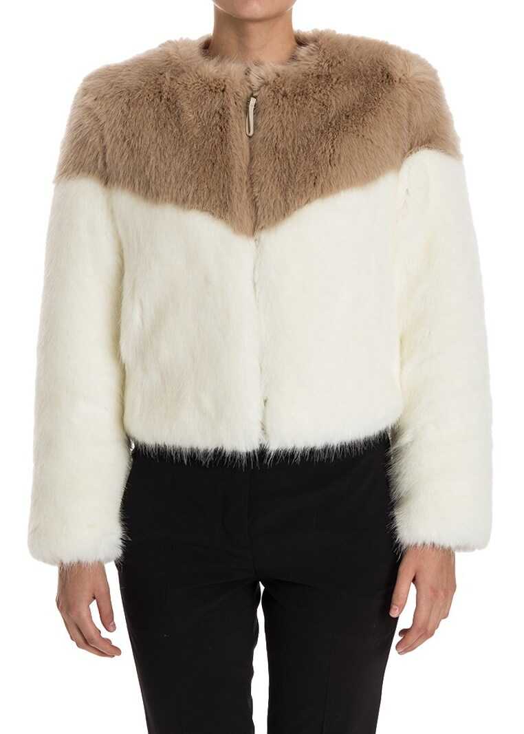 Dondup Eco-Fur Jacket White