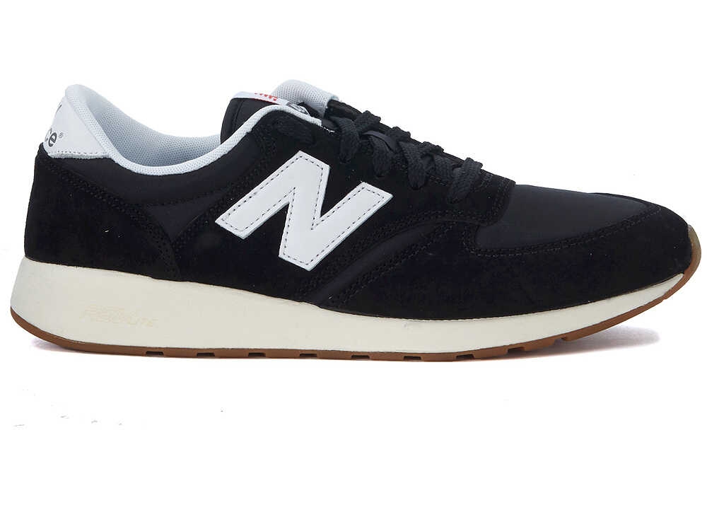 Tenis New Balance Sneaker New Balance 420 In Black Suede And Mesh Black