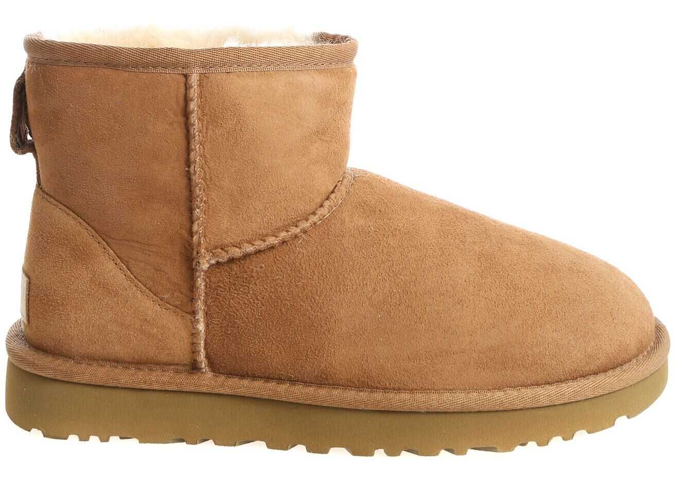 UGG W Classic Mini Ii Ankle Boots In Tan Color Beige