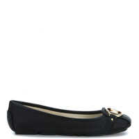 Balerini Fulton Moc Flat Sneakers In Black Saffiano Leather* Femei