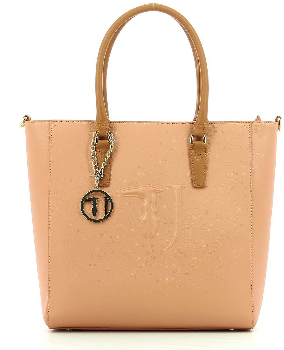 Geanta femei Trussardi 60B72138DE PINK/CUOIO