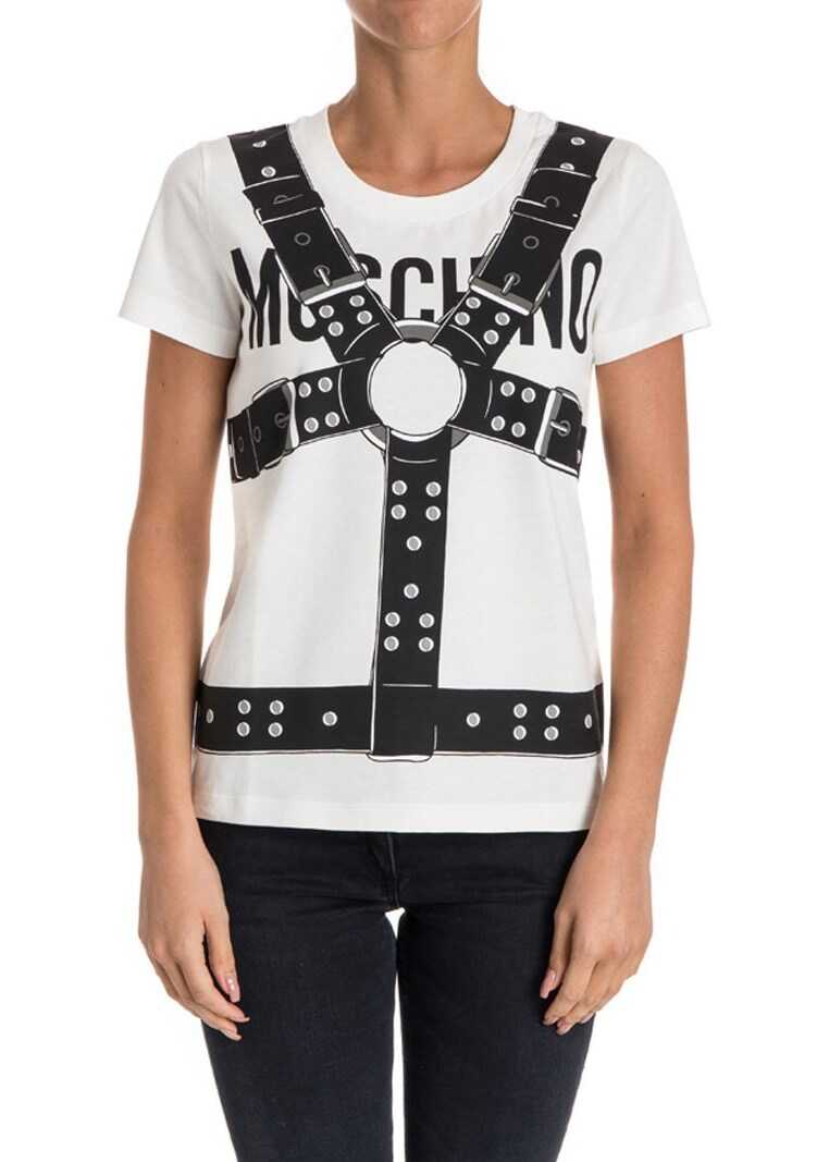 Tricou Moschino Cotton T-Shirt White