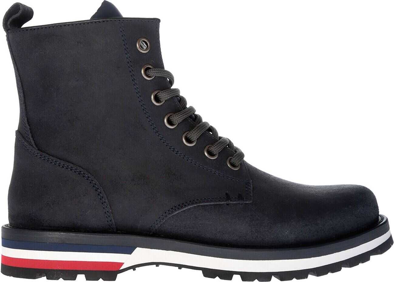 Moncler Anthracite New Vancouver Boots Blue