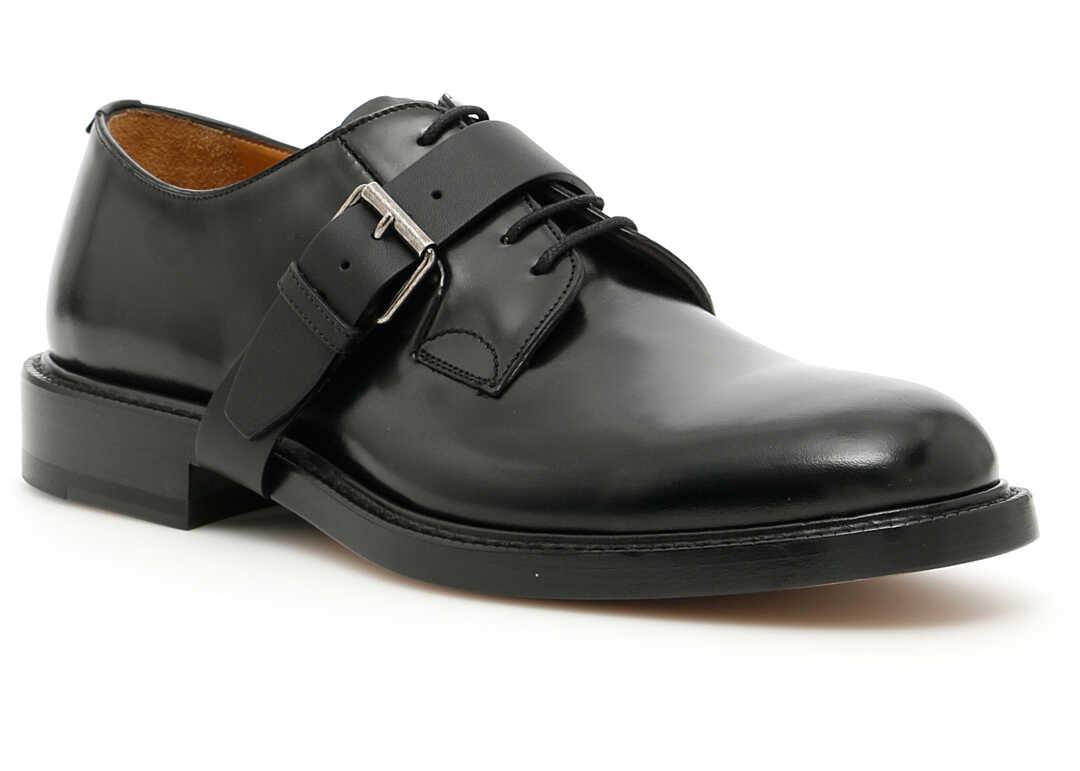 Pantof Valentino Garavani Derby Lace-Ups NERO