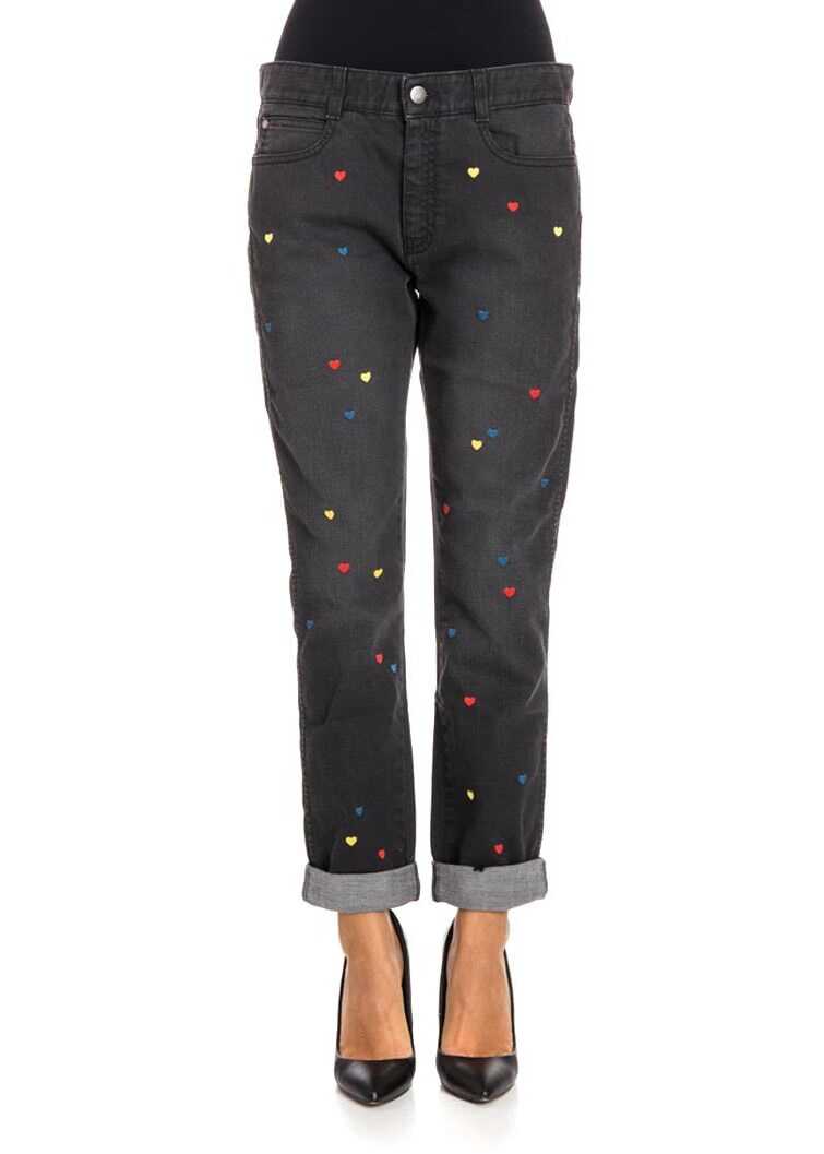Blug adidas by Stella McCartney Stretch Cotton Jeans Black