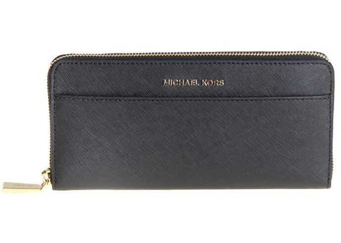 Portofel Michael Kors Leather Wallet Black