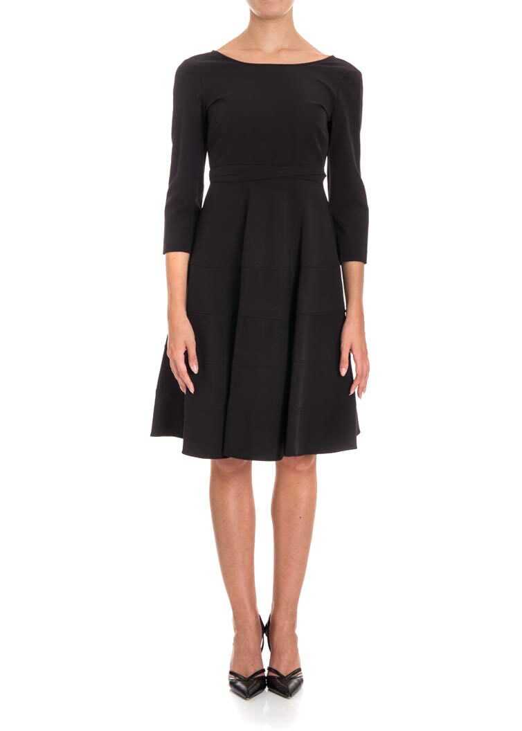 Rochie Twin-set Simona Barbieri Crewneck Dress Black
