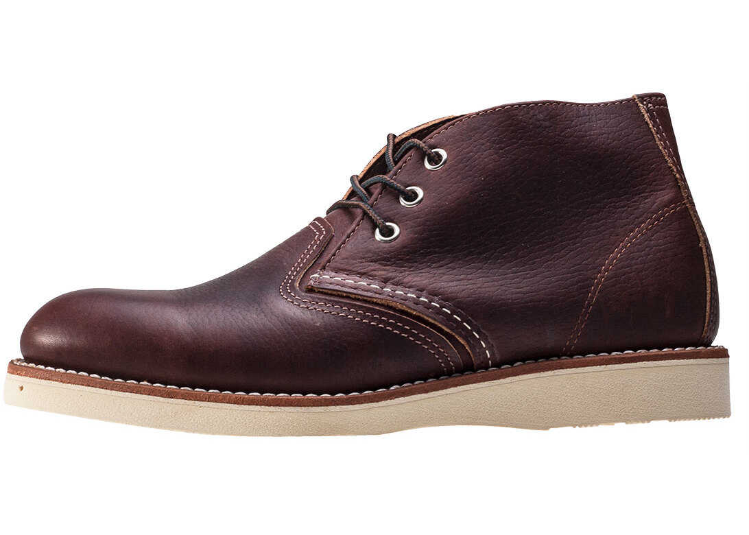 Red Wing Work Chukka Boots In Dark Brown (Style No. 3141)* Brown