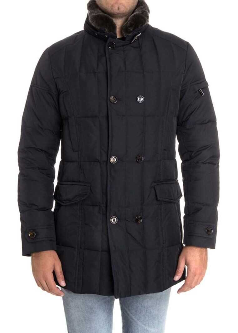 Geaca Moorer Morris Down Jacket Blue