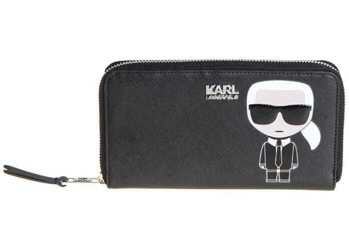 Portofel Karl Lagerfeld Ikonik Wallet Black