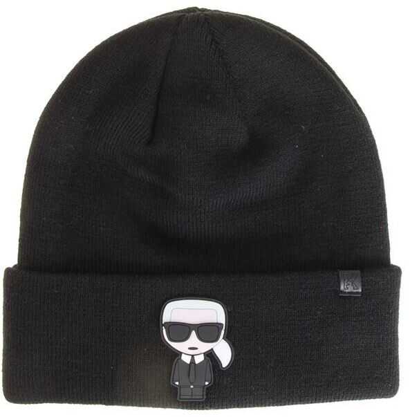 Palarie Karl Lagerfeld K/ikonik Karl Cap Black