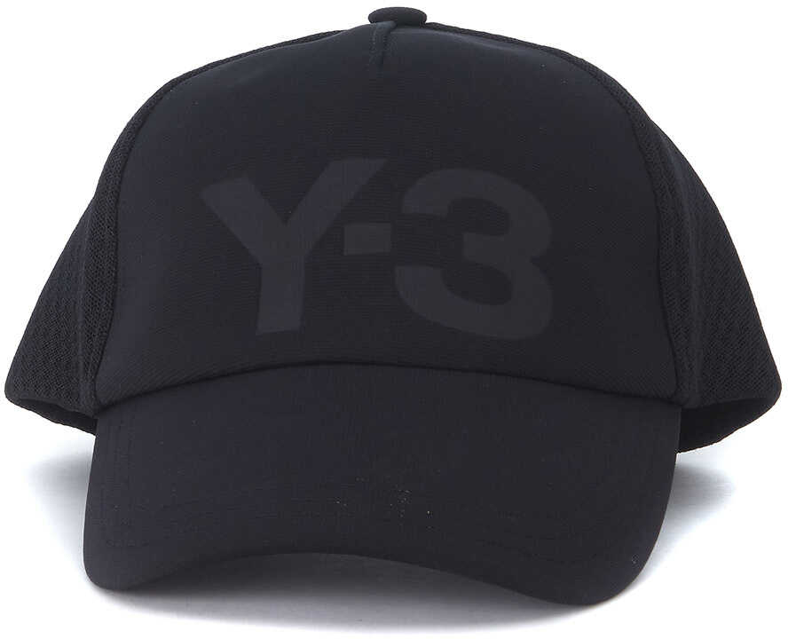 Caciula Y-3 Cappellino Y-3 Trucker In Twill E Mesh Black