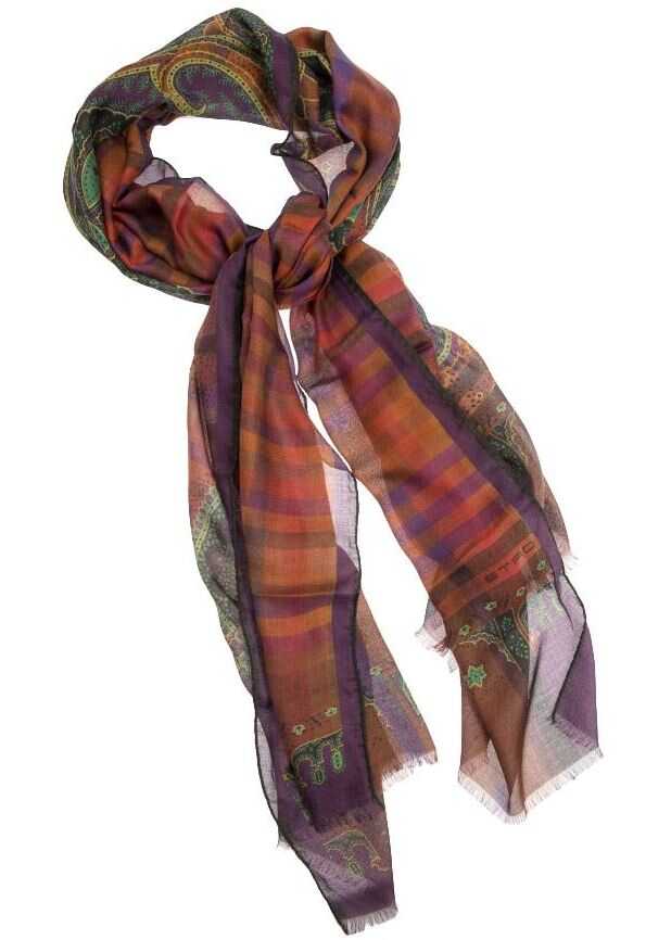 Esarfa ETRO Modal And Cashmere Scarf Multi