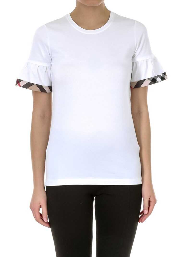 Tricou Burberry Crew Neck T-Shirt White