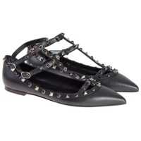Balerini casual Ankle Strap Flats Femei
