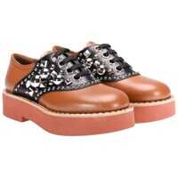 Pantofi fara toc Leather Shoes Femei