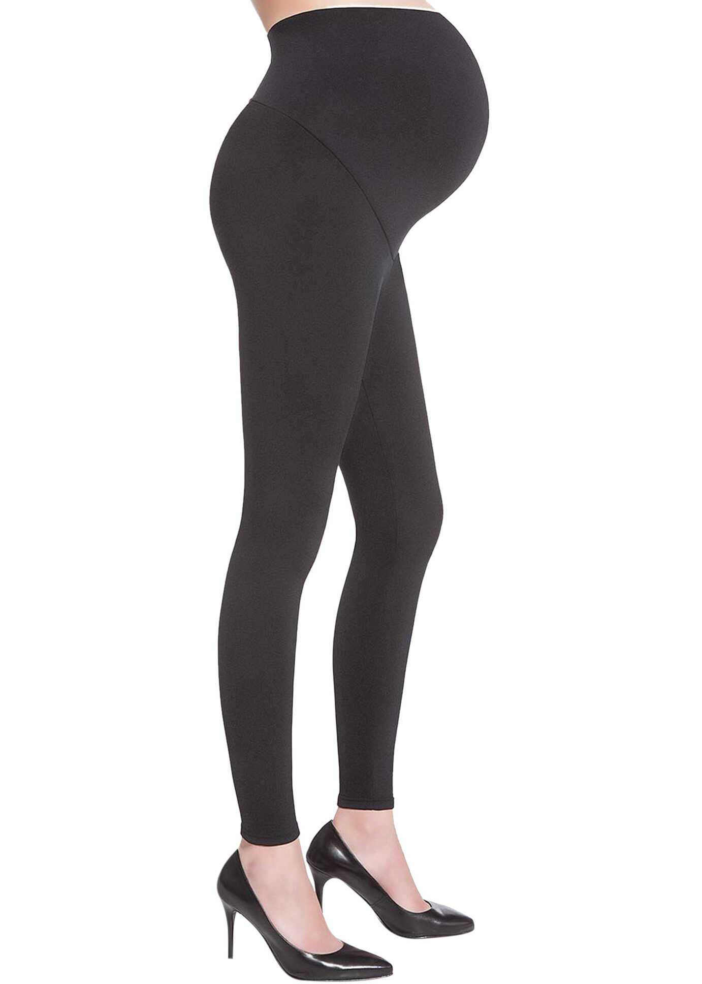 Colant Bas Bleu Anabelwoman's Pregnacy Black Leggings Black