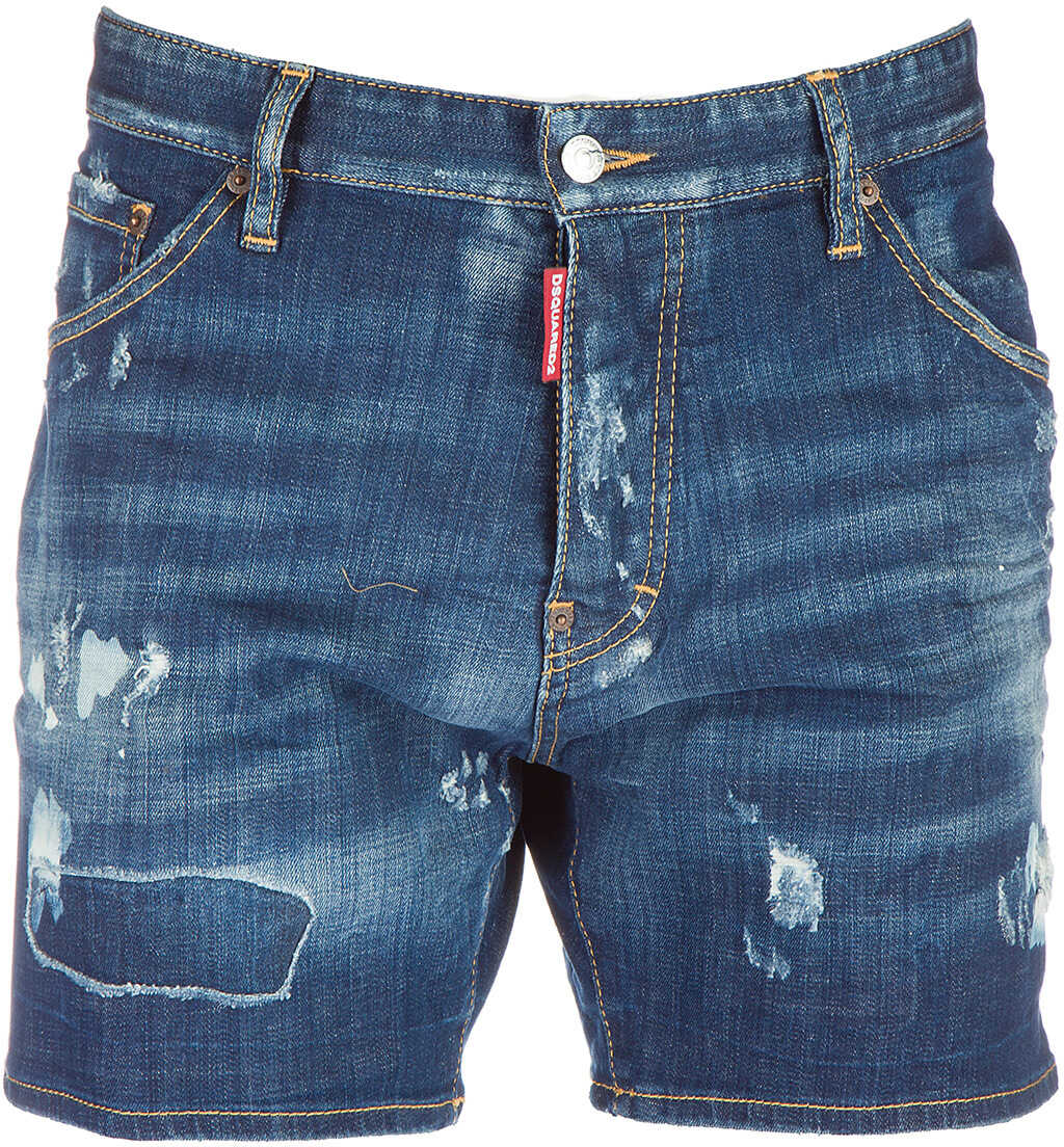 Pantalon DSQUARED2 Shorts Bermuda Blue