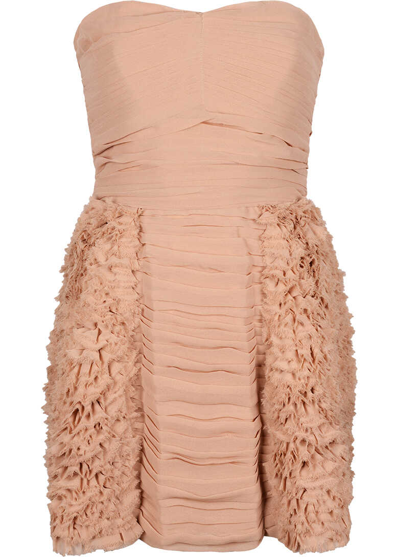 Rochie Elisabetta Franchi Sukienka Beżowy