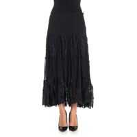 Fuste lungi Silk And Lace Skirt Femei