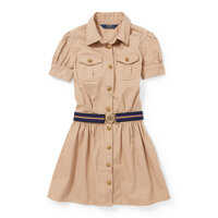 Rochii Cotton Chino Belted Shirtdress* Fete