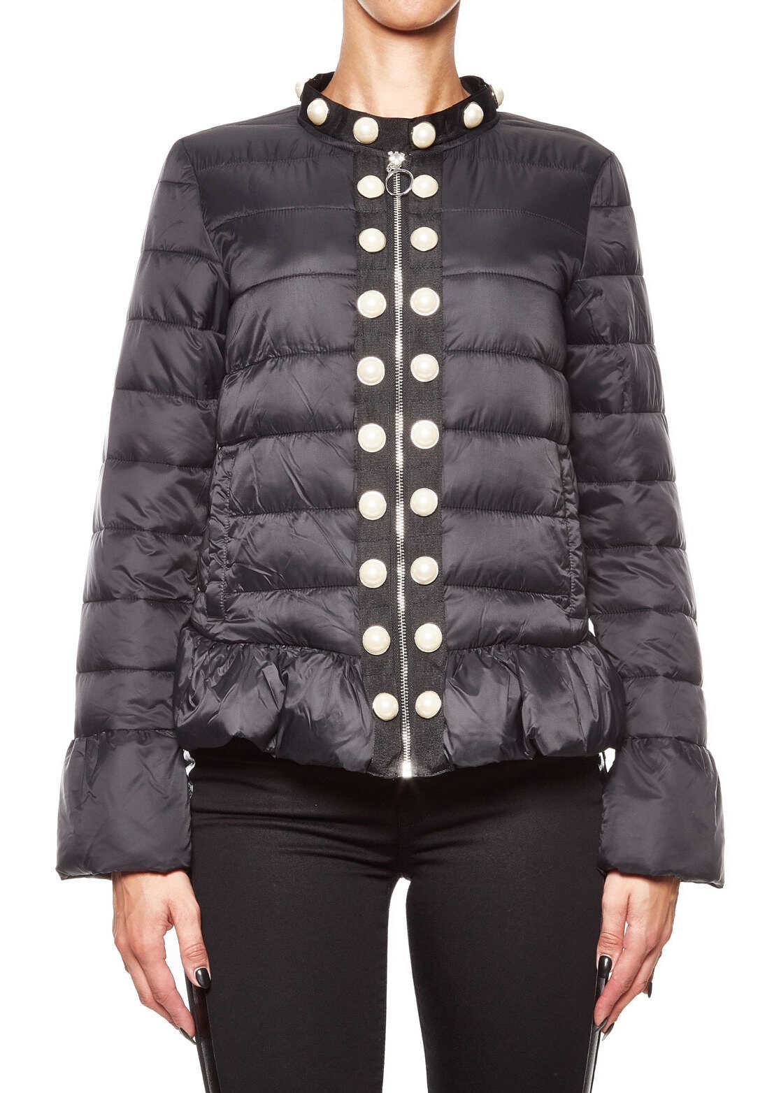 Geaca Twin-set Simona Barbieri Short padded jacket* Black