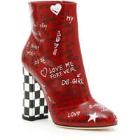 Ghete & Cizme Printed Calfskin Vally Booties Femei