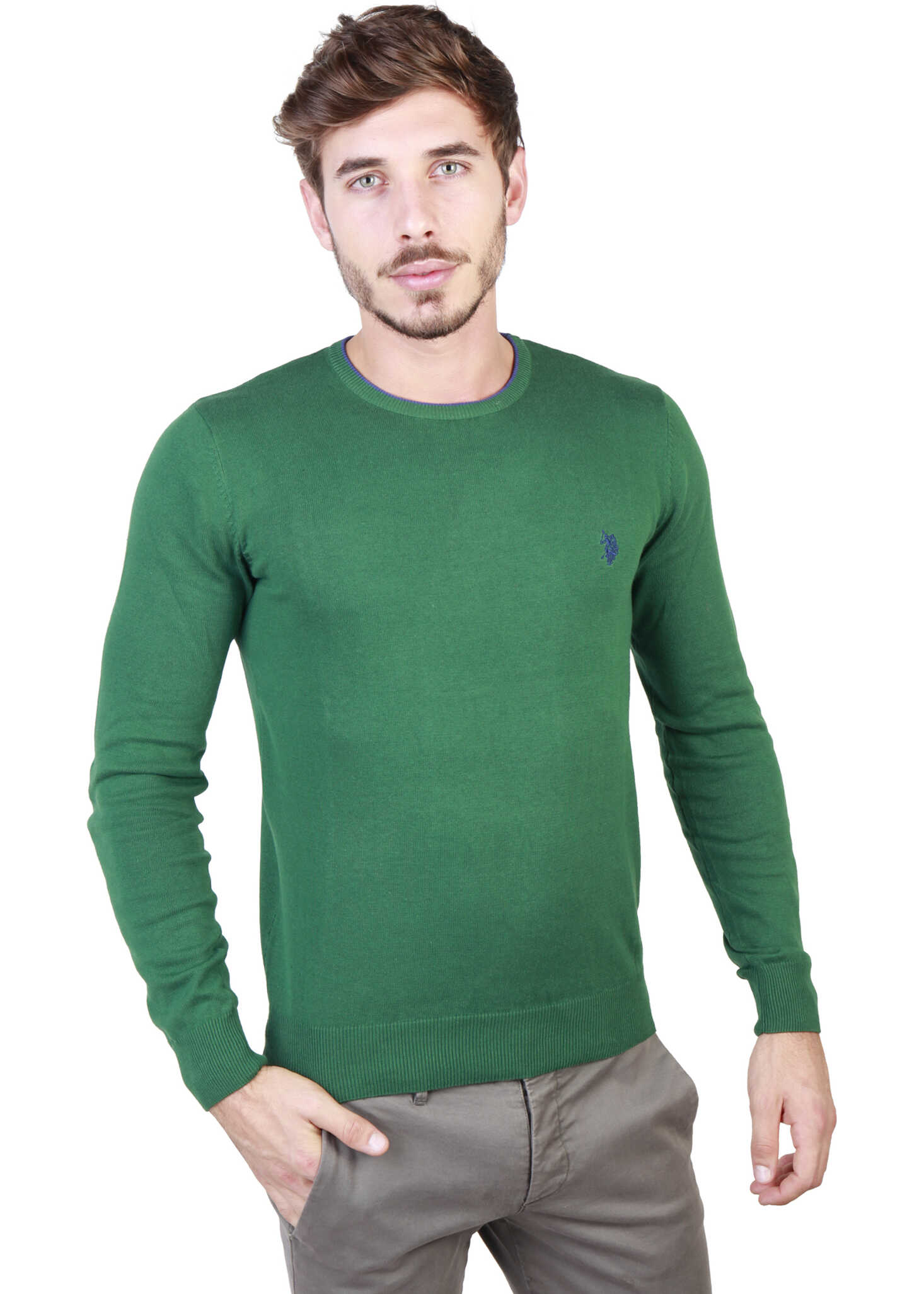 Pulover U.S. POLO ASSN. 49810_50357 Green