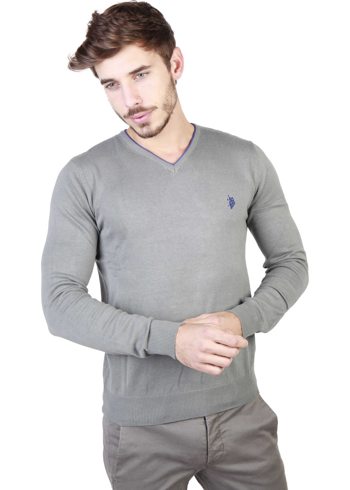 Pulover U.S. POLO ASSN. 49811_50357 Grey