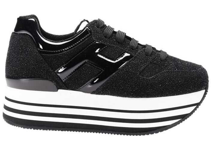 Hogan Black H283 Sneakers Black