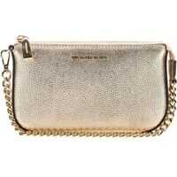 Genti de umar Golden Leather Clutch Bag Femei
