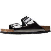 Sandale Arizona Soft Footbed Narrow Sandals In Metallic Anthracite Femei