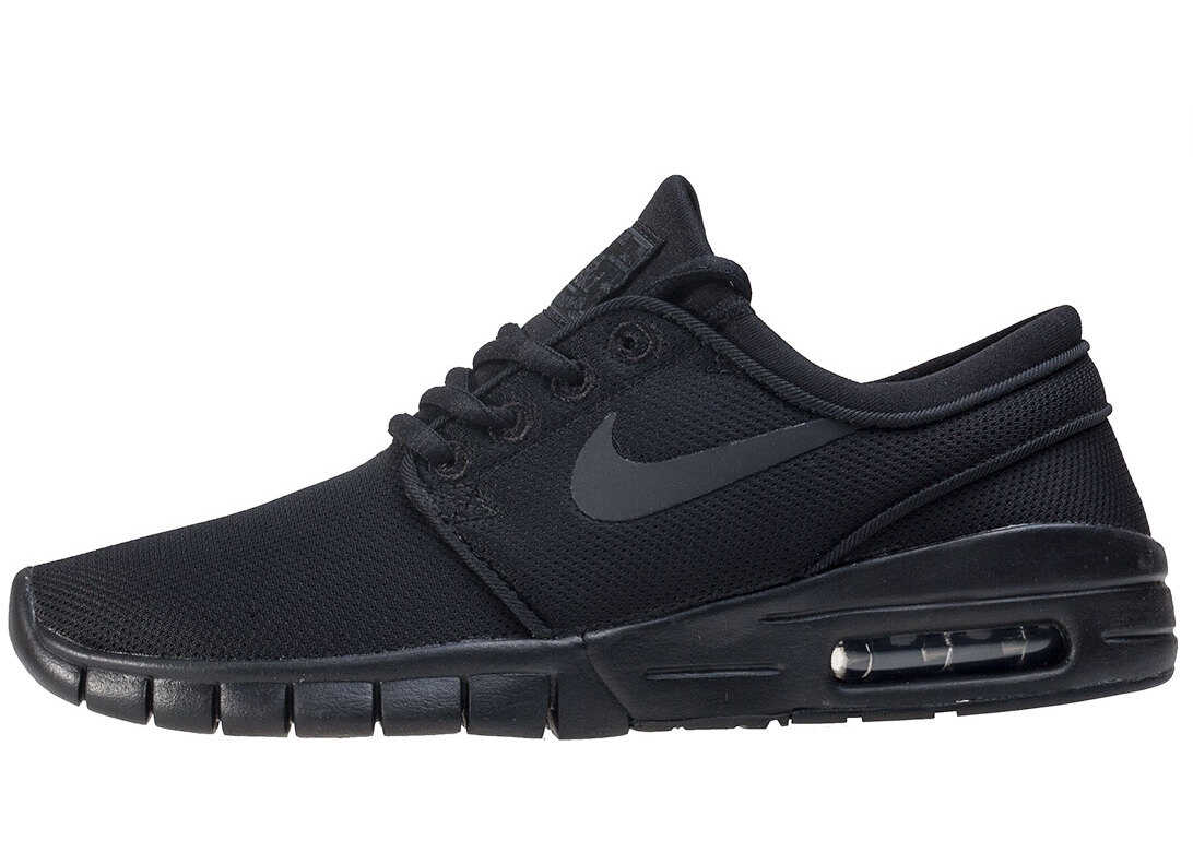 Tenis Nike SB Stefan Janoski Max Gs Kids Trainers In Black Black Black