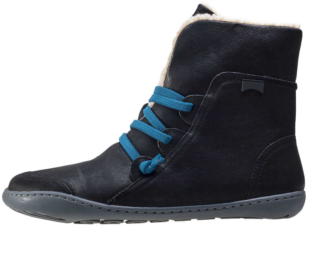 Camper Peu Cami Hi Boots In Black Blue Black