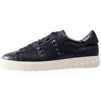 Tenisi & Adidasi ASH Parker Nappacalf Silver Detail Trainers In Black