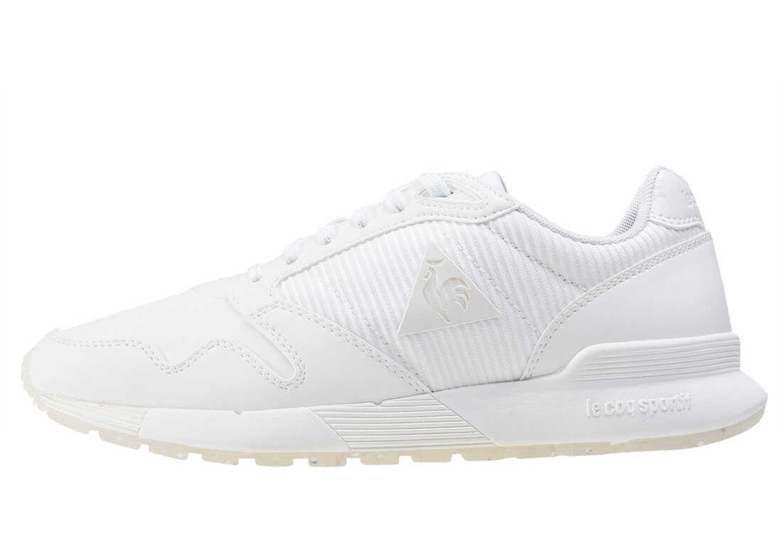 Tenis Le Coq Sportif Omega X W Striped Sock Sparkly Trainers In White White White