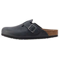 Slapi Boston Narrow Fit Unisex Sandals In Black Anthracite Femei