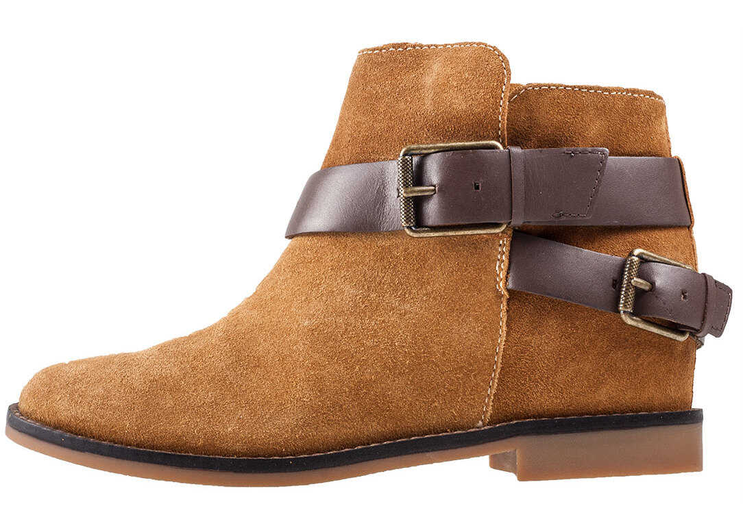 Gheata Hush Puppies Baubie Felise Boots In Camel Brown