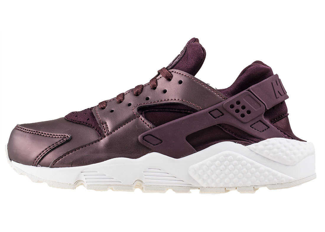 Tenis Nike Air Huarache Run Prm Metallic Trainers In Red Mahogany Red