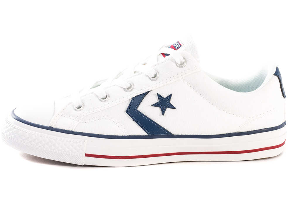 Tenis Converse Star Player Ox Unisex Trainers In White Navy White