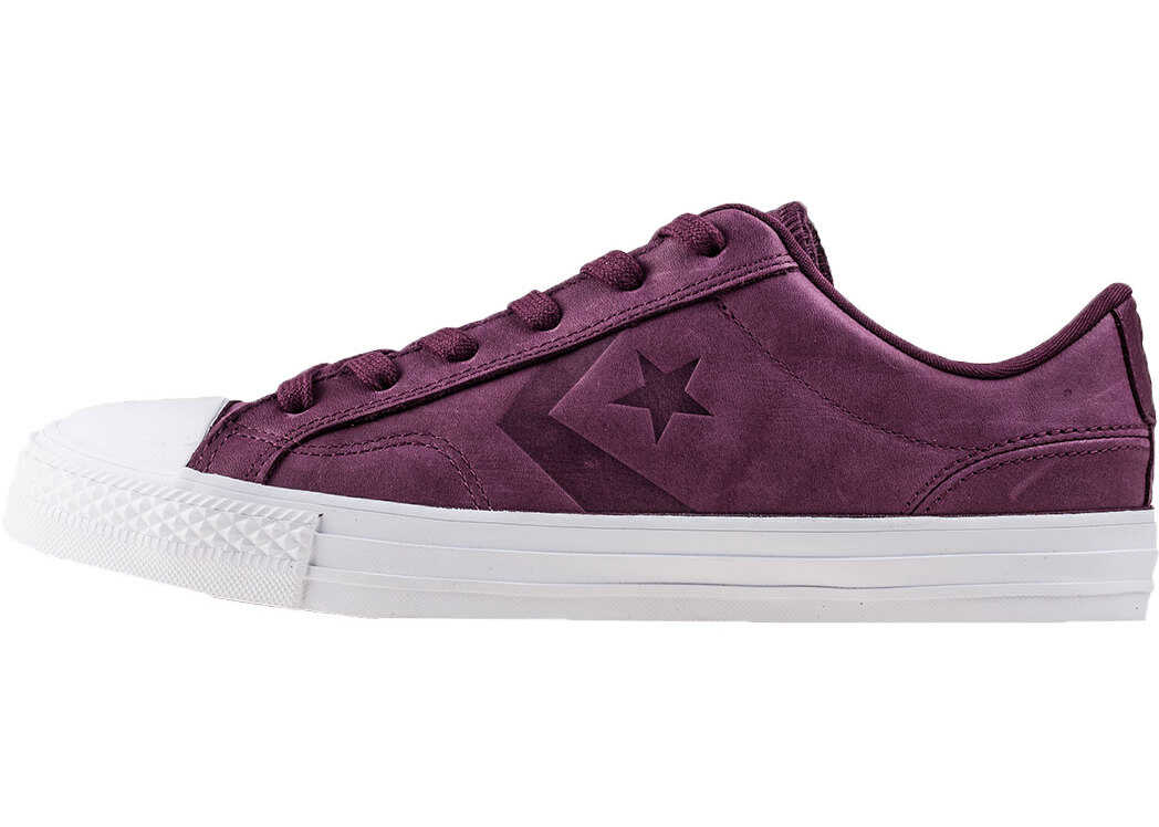 Tenis Converse Star Player Ox Dark Sangria Trainers In Burgundy Red