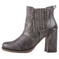 Ghete & Cizme Heel Ankle Boot Boots In Dark Grey Femei