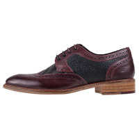 Pantofi Hamilton Derby Shoes In Burgundy Black Barbati