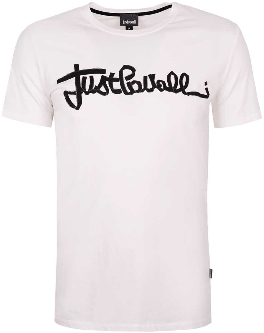 Tricou Roberto Cavalli Just Cavalli T-shirt Biały