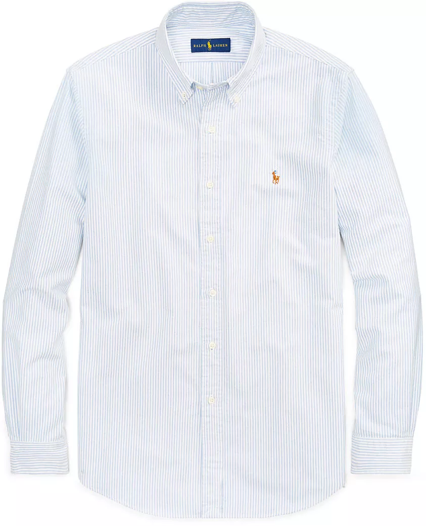 Camasa Ralph Lauren Classic Fit Cotton Shirt* Blue/White