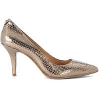Pantofi cu Toc Décolleté Michael Kors Mk-Flex In Bronze Metal Leather* Femei