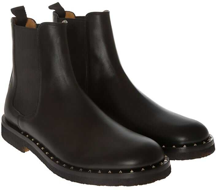 Gheata Valentino Garavani Chelsea Ankle Boots Black