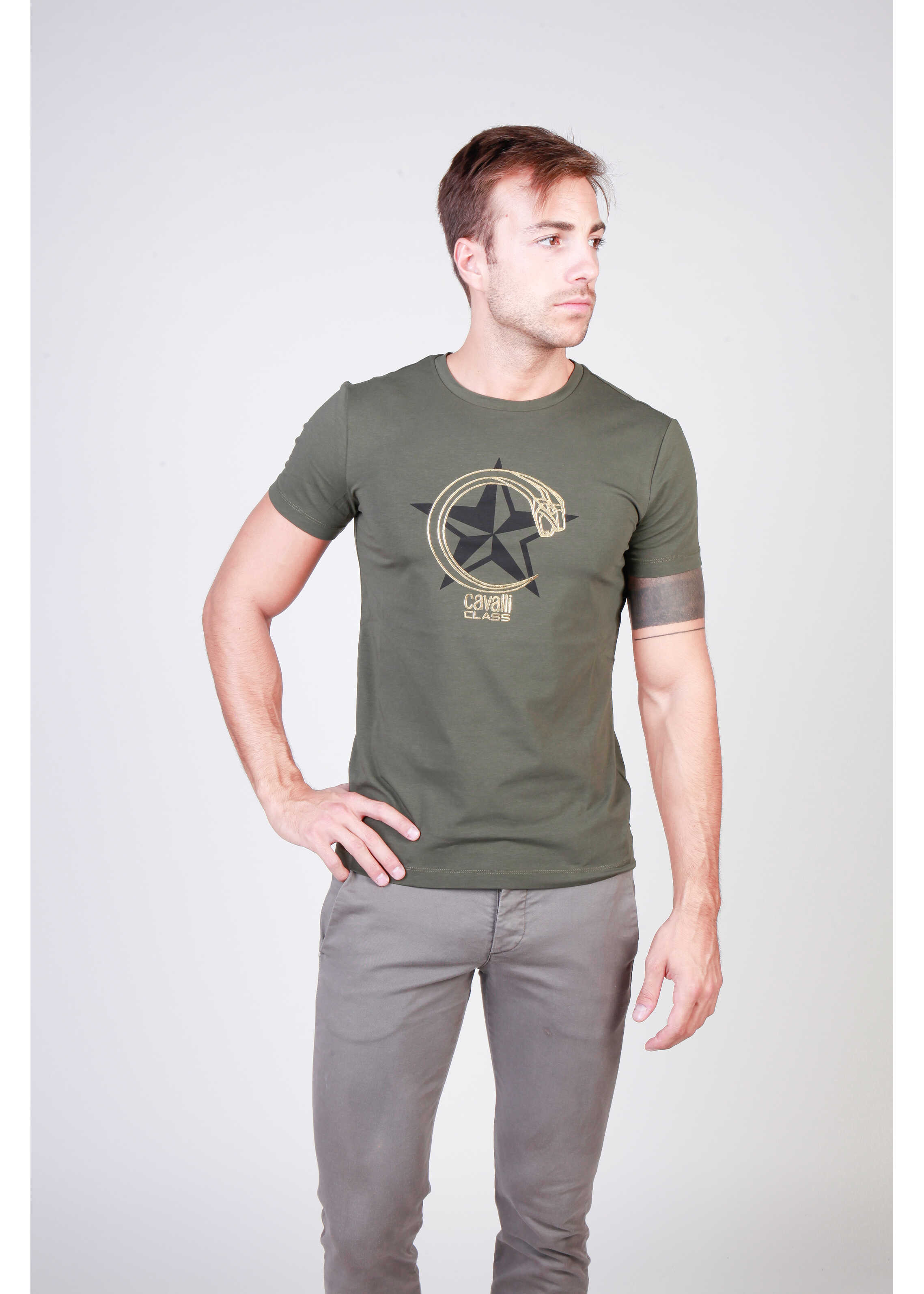 Tricou Cavalli CLASS B3Jqb71697299_0114_22C Green